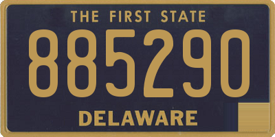 DE license plate 885290
