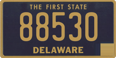 DE license plate 88530