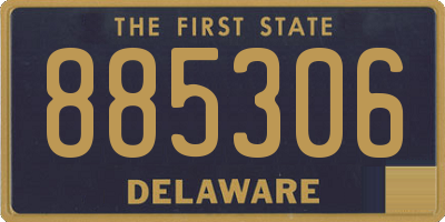 DE license plate 885306
