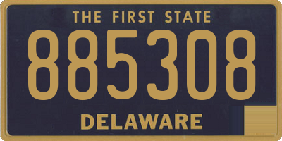DE license plate 885308
