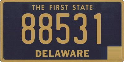 DE license plate 88531