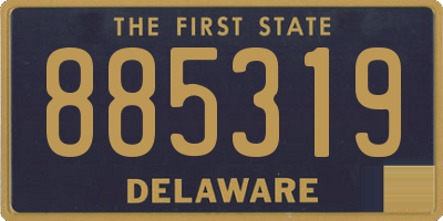 DE license plate 885319
