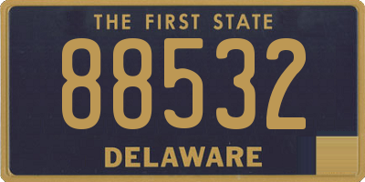 DE license plate 88532
