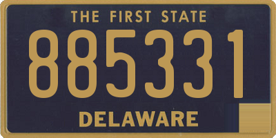 DE license plate 885331