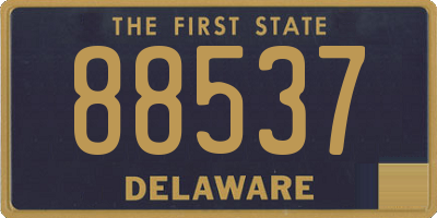 DE license plate 88537