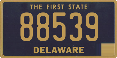 DE license plate 88539