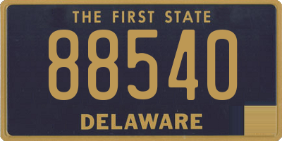 DE license plate 88540