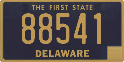DE license plate 88541