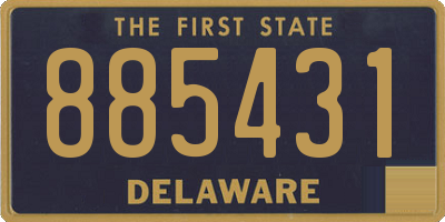 DE license plate 885431
