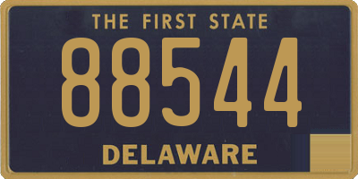 DE license plate 88544