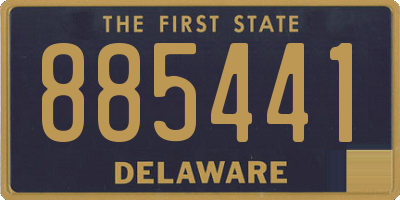 DE license plate 885441