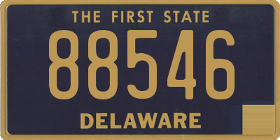 DE license plate 88546