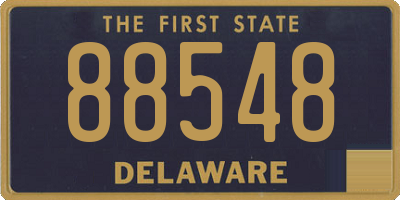 DE license plate 88548