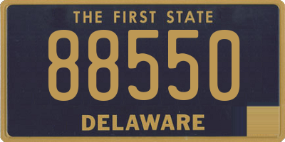 DE license plate 88550