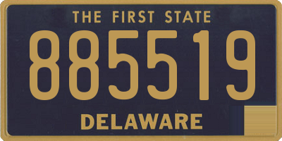 DE license plate 885519