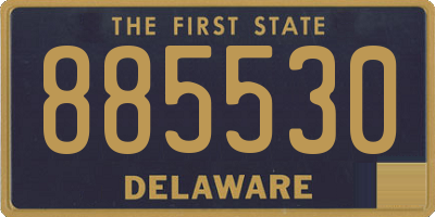 DE license plate 885530
