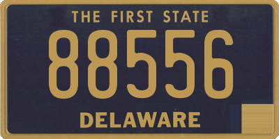 DE license plate 88556
