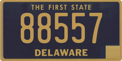 DE license plate 88557