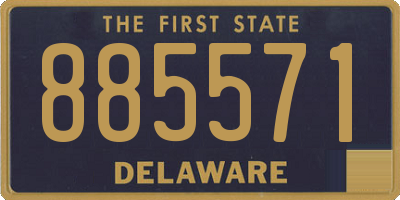 DE license plate 885571
