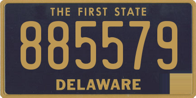 DE license plate 885579
