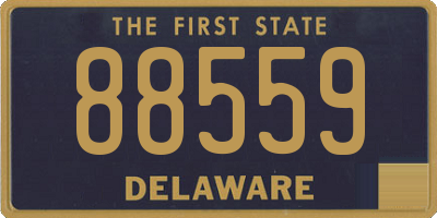 DE license plate 88559