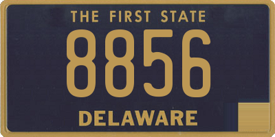 DE license plate 8856