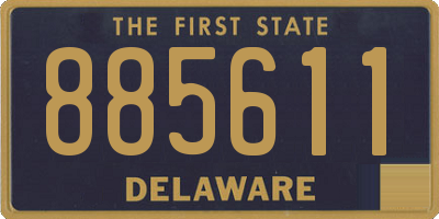DE license plate 885611