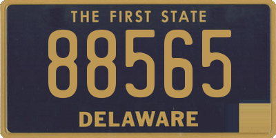 DE license plate 88565