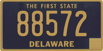 DE license plate 88572