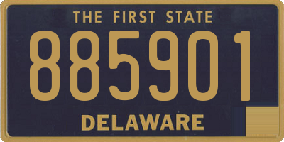 DE license plate 885901