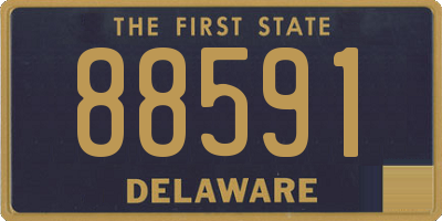 DE license plate 88591