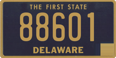 DE license plate 88601
