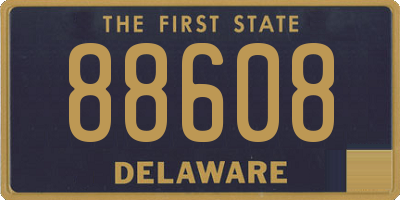 DE license plate 88608