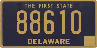 DE license plate 88610