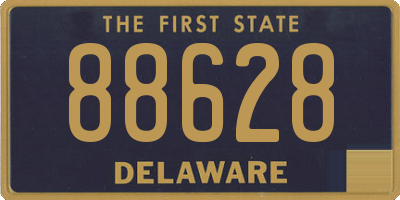 DE license plate 88628