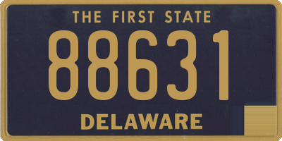 DE license plate 88631