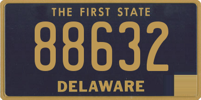 DE license plate 88632