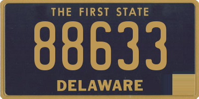 DE license plate 88633