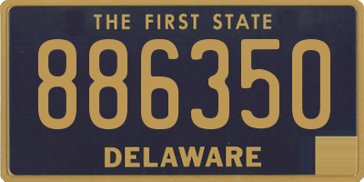DE license plate 886350