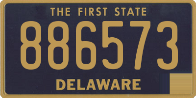DE license plate 886573