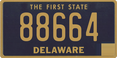 DE license plate 88664