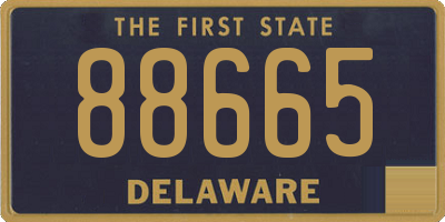 DE license plate 88665