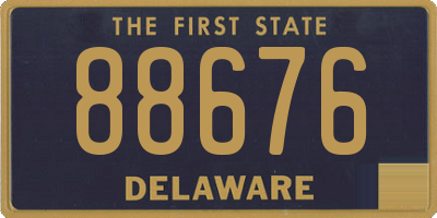 DE license plate 88676