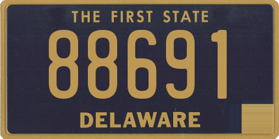DE license plate 88691