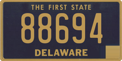 DE license plate 88694