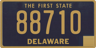 DE license plate 88710