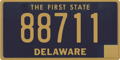 DE license plate 88711