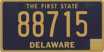 DE license plate 88715