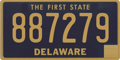 DE license plate 887279