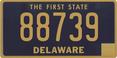DE license plate 88739